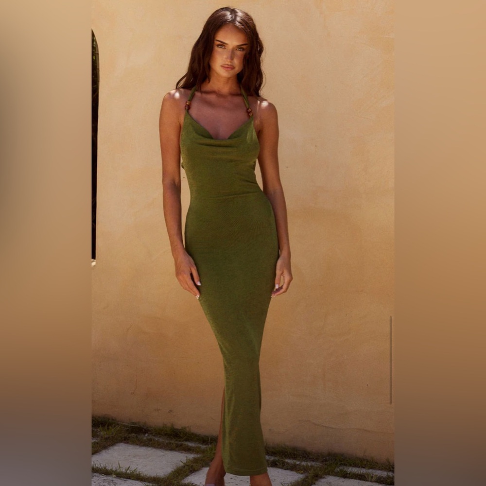 Run Away the Label Green Maxi Dress